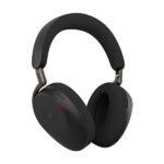 Jabra Evolve3 85 MS - slušalke - 3,5 mm priključek, USB-A preko Bluetooth adapterja - Microsoft Teams certificiran - z brezžično polnilno blazinico