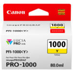 Canon PFI-1000 Y - rumena - original - črnilni rezervoar