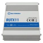 Teltonika RUTX11 - brezžični usmerjevalnik - WWAN - Bluetooth, Wi-Fi 5 - montaža na DIN tirnico