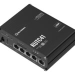 Teltonika RUTC41 - brezžični usmerjevalnik - WWAN - Wi-Fi 6 - 3G, 4G, 2G - montaža na DIN tirnico, montaža na steno, površinska namestitev