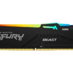 Kingston FURY Beast RGB - DDR5 - modul - 16 GB - DIMM 288-pinski / PC5-48000 - brez medpomnilnika