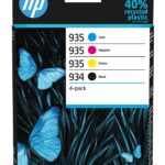KOMPLET ČRNIL HP 934 ČRNA IN 935 CYAN, MAGENTA, RUMENA ZA OJ PRO 6230, 6830