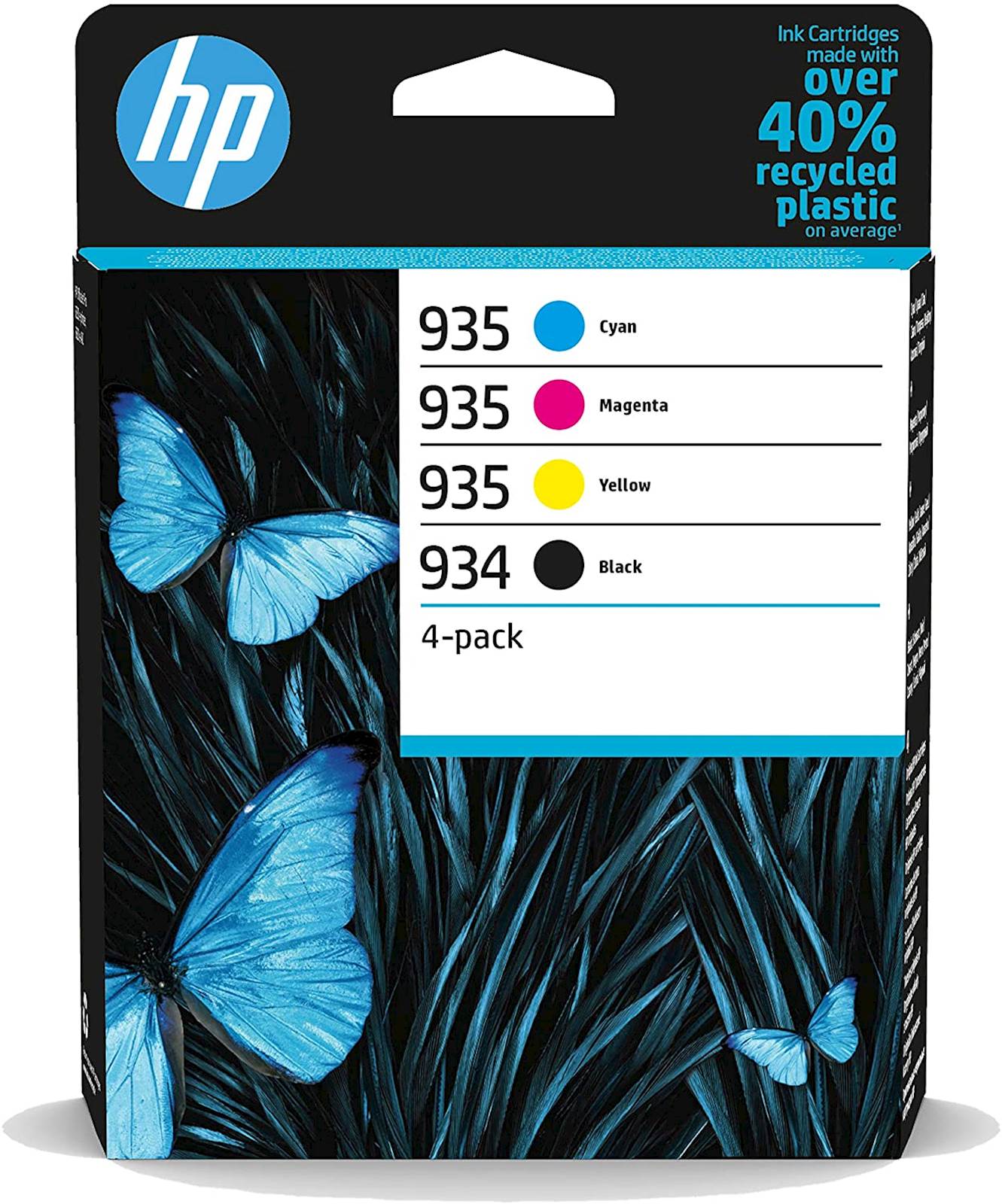 152406 KOMPLET ČRNIL HP 934 ČRNA IN 935 CYAN, MAGENTA, RUMENA ZA OJ PRO 6230, 6830 - slika 1