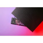 Tipkovnica HP HyperX Eve 1800 za igre, membranska, črna, RGB - slika 2