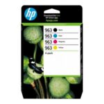 HP 963 - 4-paket - črna, rumena, cian, magenta - original - Officejet - kartuša s črnilom