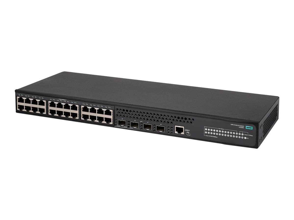 33e836b7-992a-475a-a318-8d6c7f5c0477 HPE FlexNetwork 5140 24G 4SFP+ EI - stikalo - 28 vrat - pametno - mogoče namestiti v omarico - slika 1