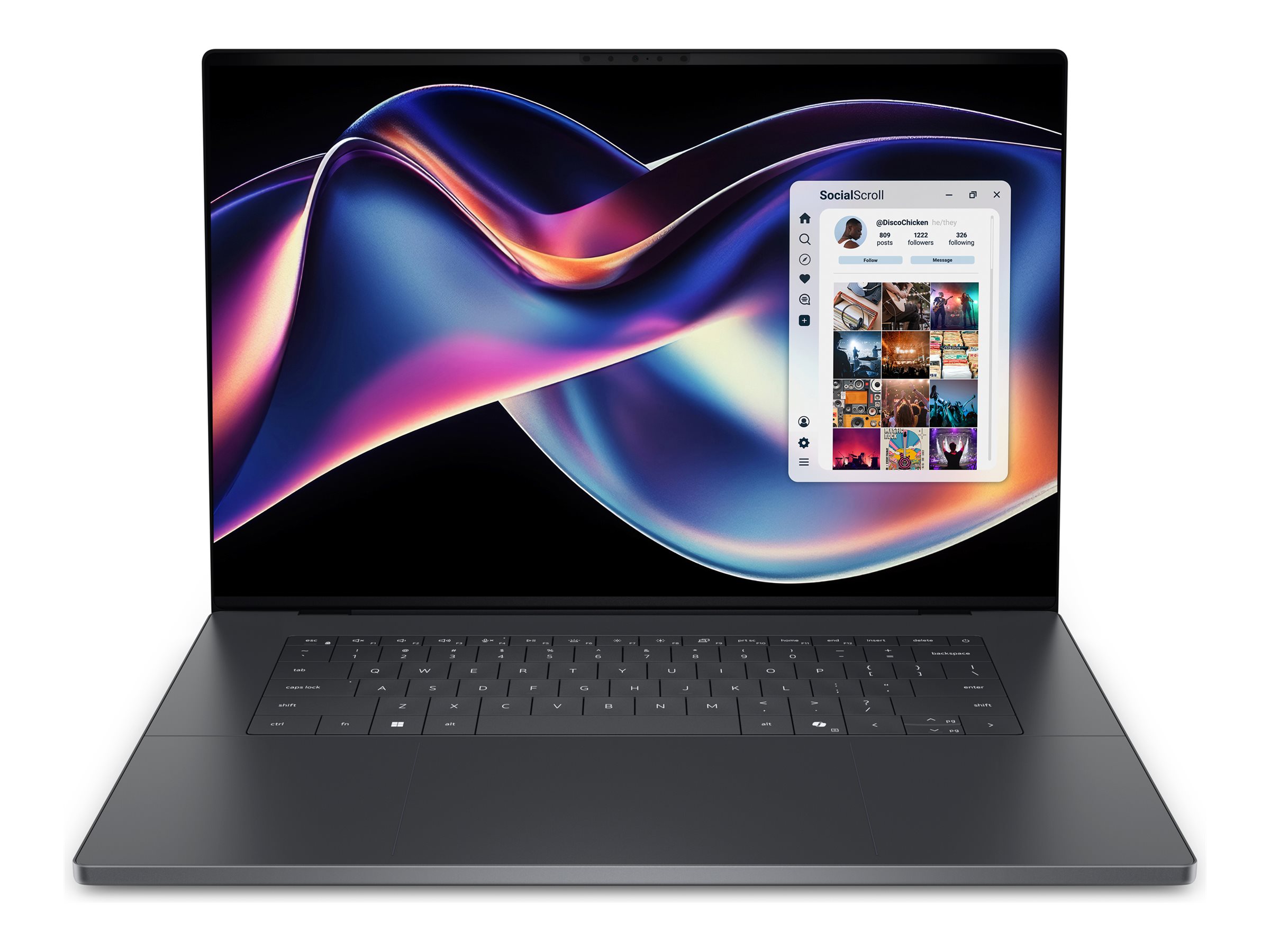 538d1c98-af9e-4260-b7f7-0737a670b689 Dell XPS 16 DA16260 - Copilot+ PC - 16" - Intel Core Ultra X7 - 358H - 32 GB RAM - 1 TB SSD - mednarodna angleščina - slika 1