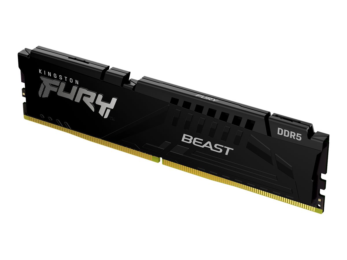 74fc1c24-c1da-485d-97f0-d5862a60f4f9 Kingston FURY Beast - DDR5 - modul - 16 GB - DIMM 288-pinski / PC5-44800 - brez predpomnjenja - slika 1