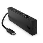 HP Portable USB-C 4K HDMI Hub - port replicator - USB-C - USB-C, HDMI, DP - 1GbE