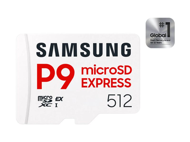 b7faaf71-95ba-4103-bfba-82d7cf2bbb05 Samsung P9 Express MB-MK512T - flash memory card - 512 GB - microSDXC Express - slika 1