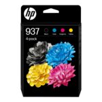 HP 937 - 4-paket - črna, cian, magenta, rumena - original - Officejet - črnilna kartuša