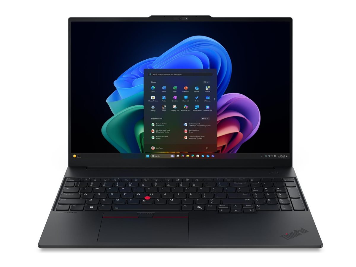 d0363d78-2df0-47ad-b6aa-fe7afd9a917a Lenovo ThinkPad E16 Gen 4 - Copilot+ PC - 16" - Intel Core Ultra 5 - 325 - 16 GB RAM - 512 GB SSD - slovenski - slika 1