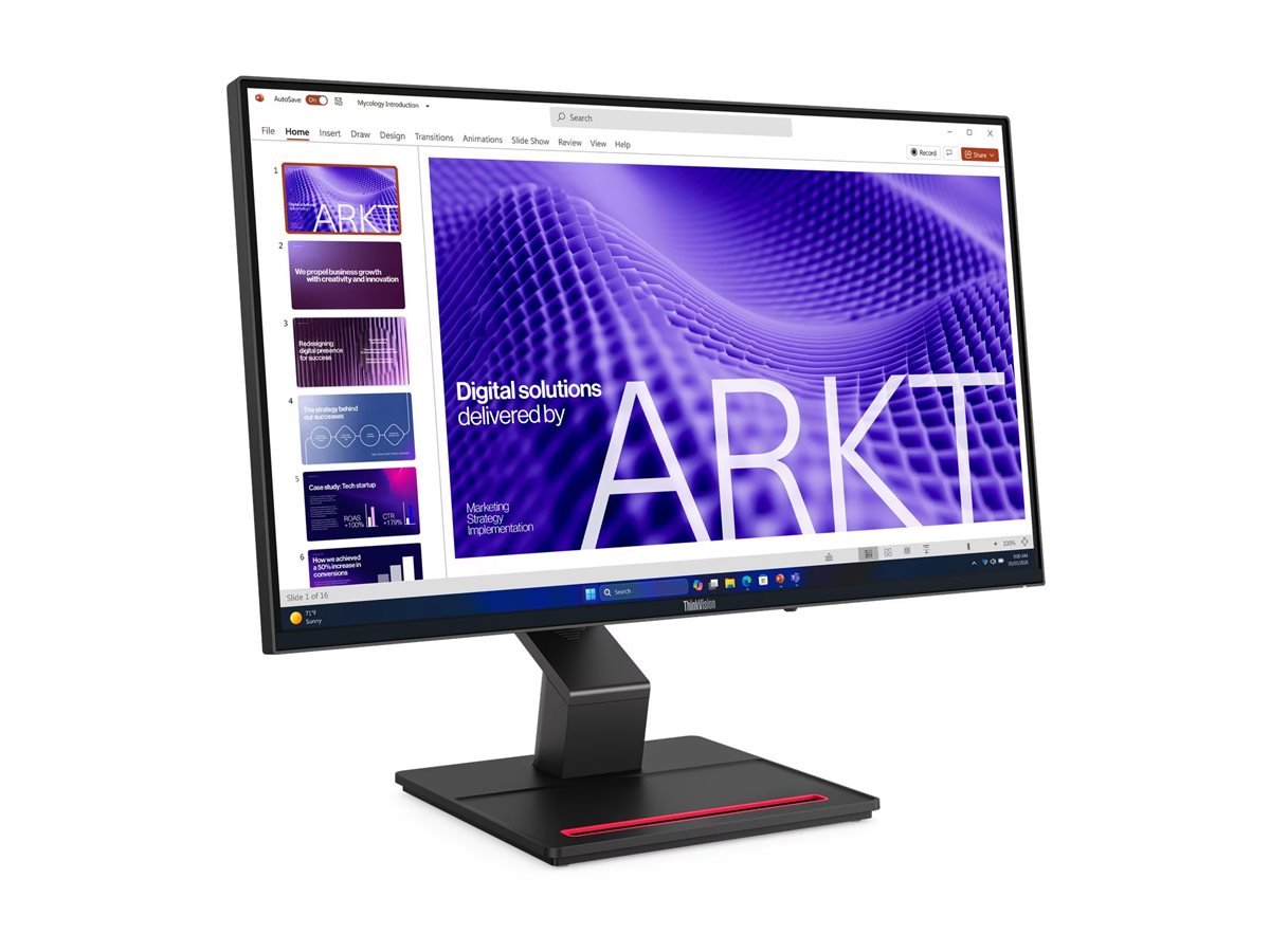 d24a3a32-fc21-49ed-9b20-1df1770de609 Lenovo ThinkVision T24D-4t - LED monitor - Full HD (1080p) - 24" - HDR - slika 1