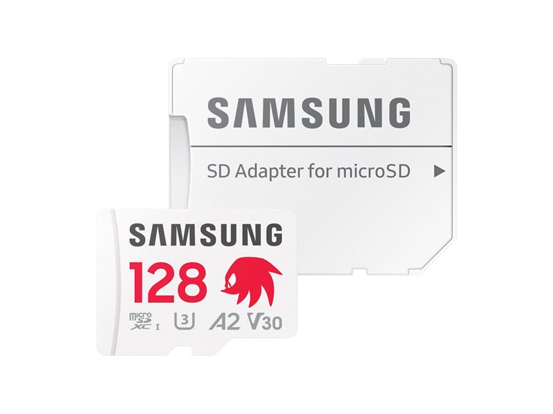 fdb2decc-cdf9-4a3e-b630-0525d95e950e Samsung PRO Plus MB-MD128SA - Sonic the Hedgehog - flash memory card - 128 GB - microSDXC UHS-I - slika 1