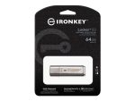 Kingston IronKey Locker+ 50 - Pomnilniški ključek USB - 64 GB - slika 2