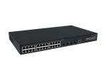 HPE Omrežje Comware 5050EI 20p 10/100/1000BT PoE+ 4p SmtRt 1/2.5GbE PoE++ 4p SFP 1G/2.5G - stikalo - 24 vrat - upravljano - montaža v rack