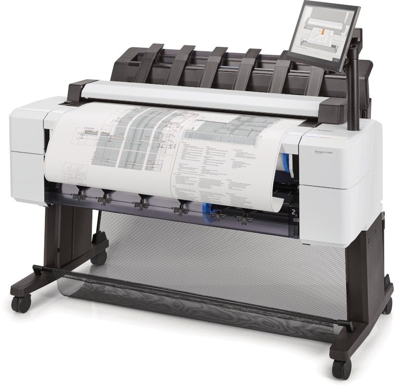 125195-1-Designjet-T2600-dr-Left-scan-02_Sup_M0443816-1 Risalnik HP DesignJet T2600 36" MFP PS, 3XB78A - slika 1