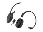 Jabra Evolve3 65 UC - slušalke - USB-A preko Bluetooth adapterja, USB-C - slika 2