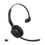 Jabra Evolve3 45 UC - slušalke - USB-C preko Bluetooth adapterja, USB-C