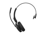 Jabra Evolve3 45 MS Mono - slušalke - USB-A preko Bluetooth adapterja, USB-C - Microsoft Teams certificiran - Zoom certificiran - slika 4