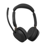 Jabra Evolve3 65 MS Stereo - slušalke - USB-C preko Bluetooth adapterja, USB-C - z polnilnim stojalom
