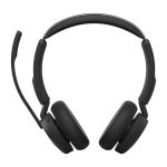 Jabra Evolve3 45 MS Stereo - slušalke - USB-A preko Bluetooth adapterja - Microsoft Teams certificiran - Zoom certificiran