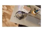 Jabra Evolve3 45 MS Stereo - slušalke - USB-A preko Bluetooth adapterja, USB-C - Microsoft Teams certificiran - Zoom certificiran - z polnilnim stojalom - slika 2