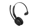Jabra Evolve3 45 MS Mono - slušalke - USB-C preko Bluetooth adapterja, USB-C - Zoom certificiran - z polnilnim stojalom - slika 2