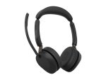 Jabra Evolve3 65 UC Stereo - slušalke - USB-C preko Bluetooth adapterja, USB-C - Zoom certificiran