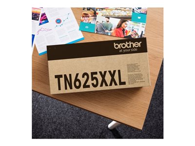 95fb53c4-d52a-457b-a1b6-000a10379064 Brother TN625XXLBK - visoka kapaciteta - črna - originalna - toner kartuša - slika 1