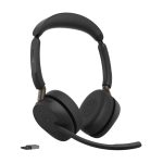 Jabra Evolve3 65 MS - slušalke - USB-A preko Bluetooth adapterja, USB-C