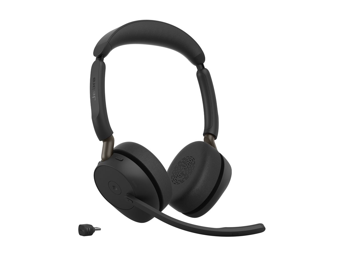 d4e20475-1caa-49a0-8424-0f823fede25e Jabra Evolve3 65 MS Stereo - slušalke - USB-C preko Bluetooth adapterja, USB-C - slika 1